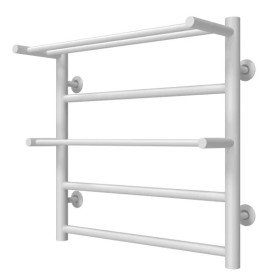 Полотенцесушитель водяной Deffi Терма Плюс П5 500х500 боковое правое подключение белый C.TA.50.50.5.W.C