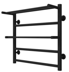 Сушка для рушників водяна Deffi Терма Плюс П5 500х500 бічне праве підключення чорний C.TA.50.50.5.B.C