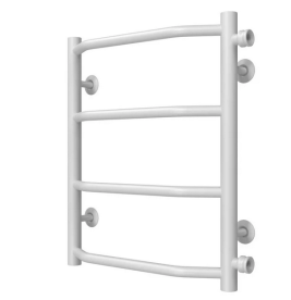 Сушка для рушників водяна Deffi Трапеція П4 400х500 бічне праве підключення білий C.TR.50.40.4.W.C