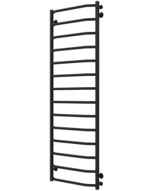 Полотенцесушитель водяной Deffi Трапеция П14 500х1500 боковое правое подключение черный C.TR.150.50.14.B.C