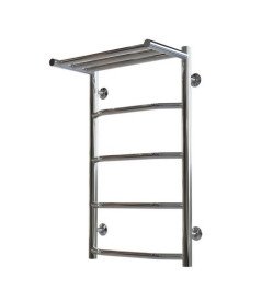 Сушка для рушників водяна Deffi Трапеція з полицею П5 400х700 нижнє підключення хром C.TP.70.40.5.C.A