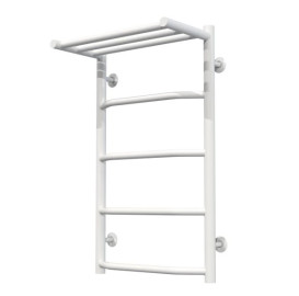 Сушка для рушників водяна Deffi Трапеція з полицею П5 400х700 нижнє підключення білий C.TP.70.40.5.W.A