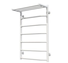 Сушка для рушників водяна Deffi Трапеція з полицею П7 500х800 нижнє підключення білий C.TP.80.50.7.W.A