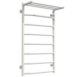 Сушка для рушників водяна Deffi Трапеція з полицею П8 500х900 нижнє підключення білий C.TP.90.50.8.W.A