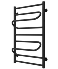 Сушка для рушників водяна Deffi Вілла 500х800 бічне ліве підключення чорний C.VP.80.50.B.B