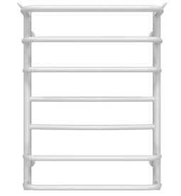 Полотенцесушитель водяной Deffi Юность П7 400х700 нижнее подключение белый C.YU.70.40.7.W.A