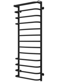 Полотенцесушитель водяной Deffi Юность П13 500х1300 боковое правое подключение черный C.YU.130.50.13.B.C