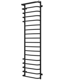 Полотенцесушитель водяной Deffi Юность П18 500х1800 боковое правое подключение черный C.YU.180.50.18.B.C