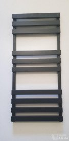 Сушка для рушників водяна Genesis-Aqua Alpina 80x53 см чорний  GA-4101