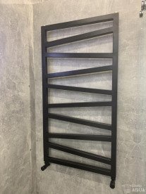 Полотенцесушитель водяной Genesis-Aqua Genesis 120x53 см черный GA-7003