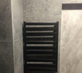 Рушникосушка водяна Genesis-Aqua Tristar 100x53 см чорний GA-1102