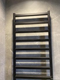 Рушникосушка  водяна Genesis-Aqua Bud 100x53 см чорний GA-30002