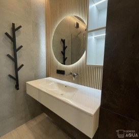 Рушникосушка  водяна Genesis-Aqua Albero 100 см чорний GA-3801