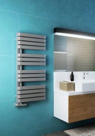 Полотенцесушитель водяной Terma Warp S 65,5х50 см GD Ral 7042 серый WGWAS065050K742GD