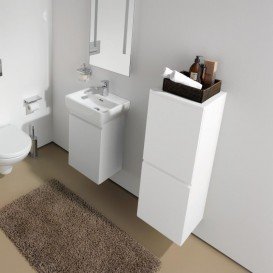 Полупенал подвесной Laufen Pro S 35х100 см петли слева МДФ белый матовый H4831110954631