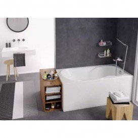 	Ванна акриловая прямоугольная PoolSpa коллекция Muza 160х75 с ножками белый PWPE810ZN000000