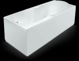 	Ванна акриловая прямоугольная PoolSpa коллекция Muza 170х70 с ножками белый PWPD710ZN000000 