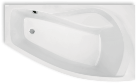 	Ванна акриловая угловая PoolSpa коллекция Nicole 160х95 R правая с рамой белый PWANF10ZS000000