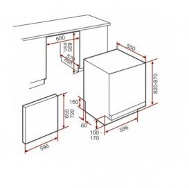 Посудомийна машина Teka Total DW 8 57 FI вбудована 40782125