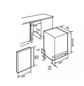 Посудомоечная машина Teka Total DW 8 41 FI встраиваемая 40782145