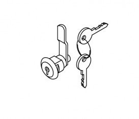 Поворотний замок TECE TECEfloor для розподільних шаф колектора 77990010