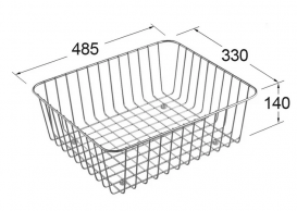 Дротяний кошик для кухонного миття Villeroy & Boch нержавіюча сталь 8K3100K1
