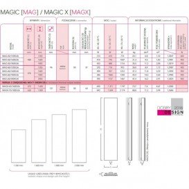 Радіатор декоративний Instal Projekt Magic 48х160 см з панеллю для фото MAG-50 / 160EL06