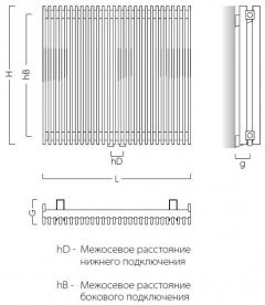 Радіатор опалення Instal Projekt Afro New пластинчастий 62,4х100 см 28 елементів сталь палітра IP на вибір AFRN-100/28