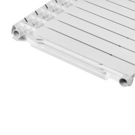 Радіатор опалення Kroner Alma 500М 500/80/80 10 секцій біметал білий CV034118