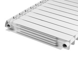 Радіатор опалення Kroner Laura Perfect 500P 500/80/100 10 секцій біметал білий CV035881