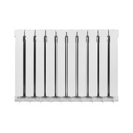Радіатор опалення Kroner Laura Perfect 500P 500/80/100 10 секцій біметал білий CV035881