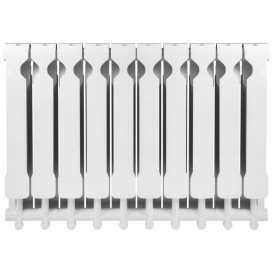 Радіатор опалення Kroner Ludwig 500Р 500/80/96 10 секцій алюміній білий CV034114