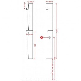 Радіатор-полку електричний Artceram Surf білий глянсовий OSC004 01; 00