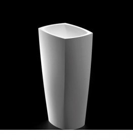 Раковина для ванної Marmorin Isar S 45.5х32.8 литий камінь білий P 598 040 020 010