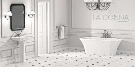 Раковина для ванної Marmorin La Donna 70х46 см литий камінь білий 565 070 020 xx x