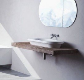 Раковина для ванної Marmorin Pia 62х36,1 см литий камінь білий 570 060 020 xx x