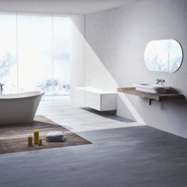 Раковина для ванної Marmorin Pia 62х36,1 см литий камінь білий 570 060 020 xx x