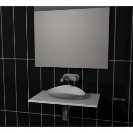 Раковина для ванной Marmorin Tinette 37,4х29,7 см литой камень белый P 545 028 020 010