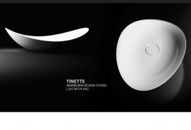 Раковина для ванной Marmorin Tinette 37,4х29,7 см литой камень белый P 545 028 020 010