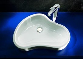 Раковина-чаша для ванної накладна Roca Urbi 8 55х40 кераміка біла A32722A000