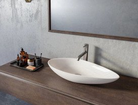 Раковина для ванной Аквародос Olive 74х38,5 см керамика белый АР000040729