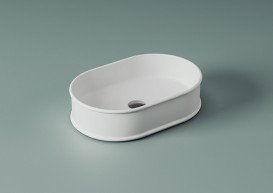 Раковина для ванной ArtCeram Atelier 60х40 см керамика белый матовый ATL002 05;00