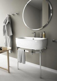 Раковина для ванной ArtCeram Azuley подвесная 72х50 см белый глянцевый AZL003 01;00