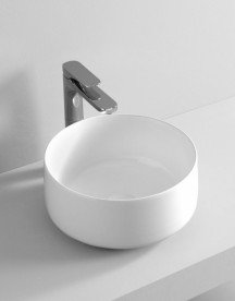 Раковина для ванної ArtCeram Cognac Ø35 см білий глянсовий COL004 01; 00