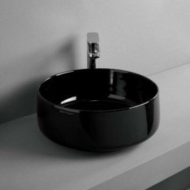 Раковина для ванной ArtCeram Cognac Ø35 см чёрный глянцевый COL004 03;00