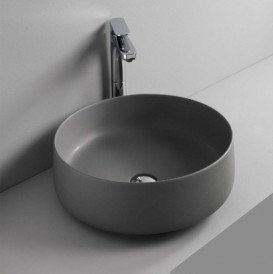 Раковина для ванной ArtCeram Cognac Ø35 см санфарфор серый COL004 15;00