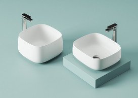 Раковина для ванной ArtCeram Cognac 46х41 см керамика белый матовый COL007 05;00