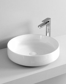 Раковина для ванной ArtCeram Cognac Ø 48 см белый глянцевый COL002 01;00