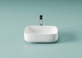 Раковина для ванної ArtCeram Cognac 55х35 см кераміка білий COL008 01;00