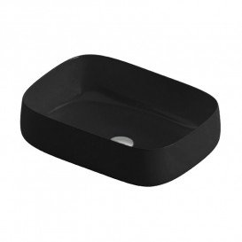 Раковина для ванной ArtCeram Cognac 56х41 см керамика черный матовый COL009 17;00